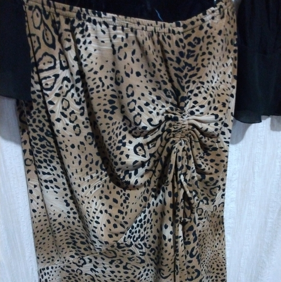 Claudia Richards leopard print skirt M - Picture 1 of 3